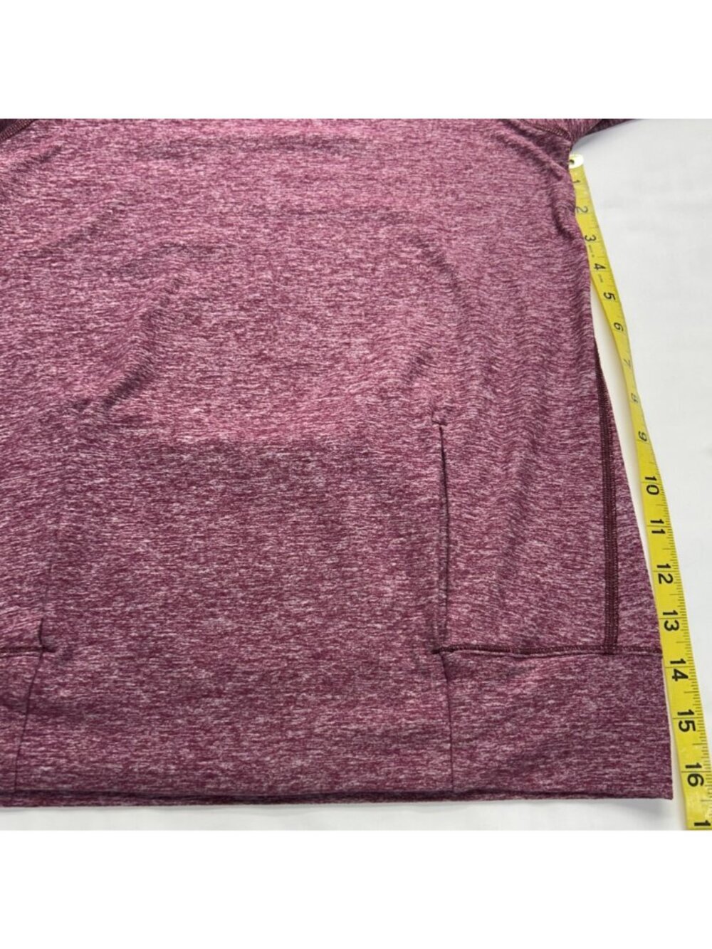 Lululemon Make A Move Long Sleeve Cowl Neck Pullover Heathered Red Grape No Size - Picture 9 of 15